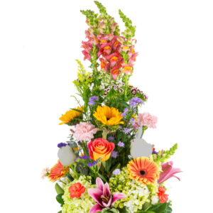 Torre floral en alturas